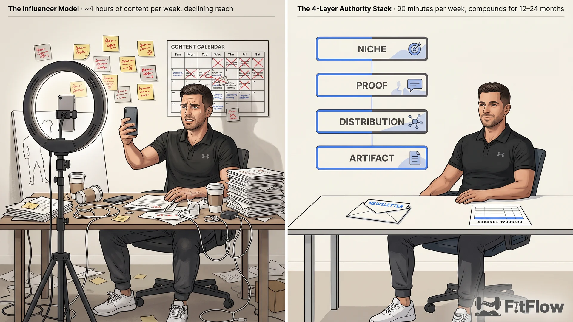 Building a Coaching Brand Without Becoming an Influencer: The Architecture That Outlasts the Algorithm